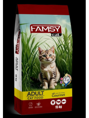 FAMSY KEDİ MAMASI GURME 15 KG